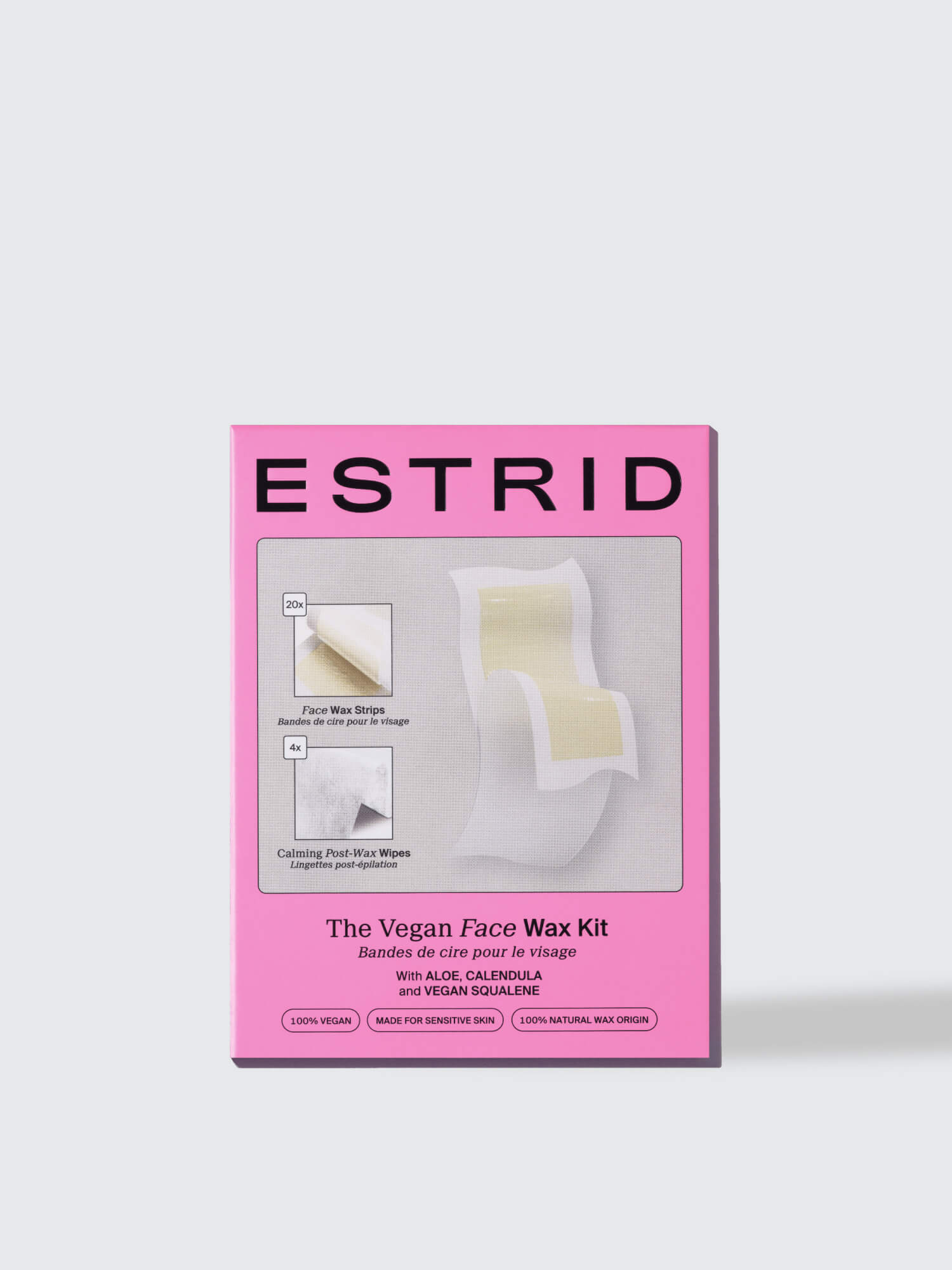 estrid-waxing-vegan-face-wax-kit-gesichtswachs-streifen-vegan image 1