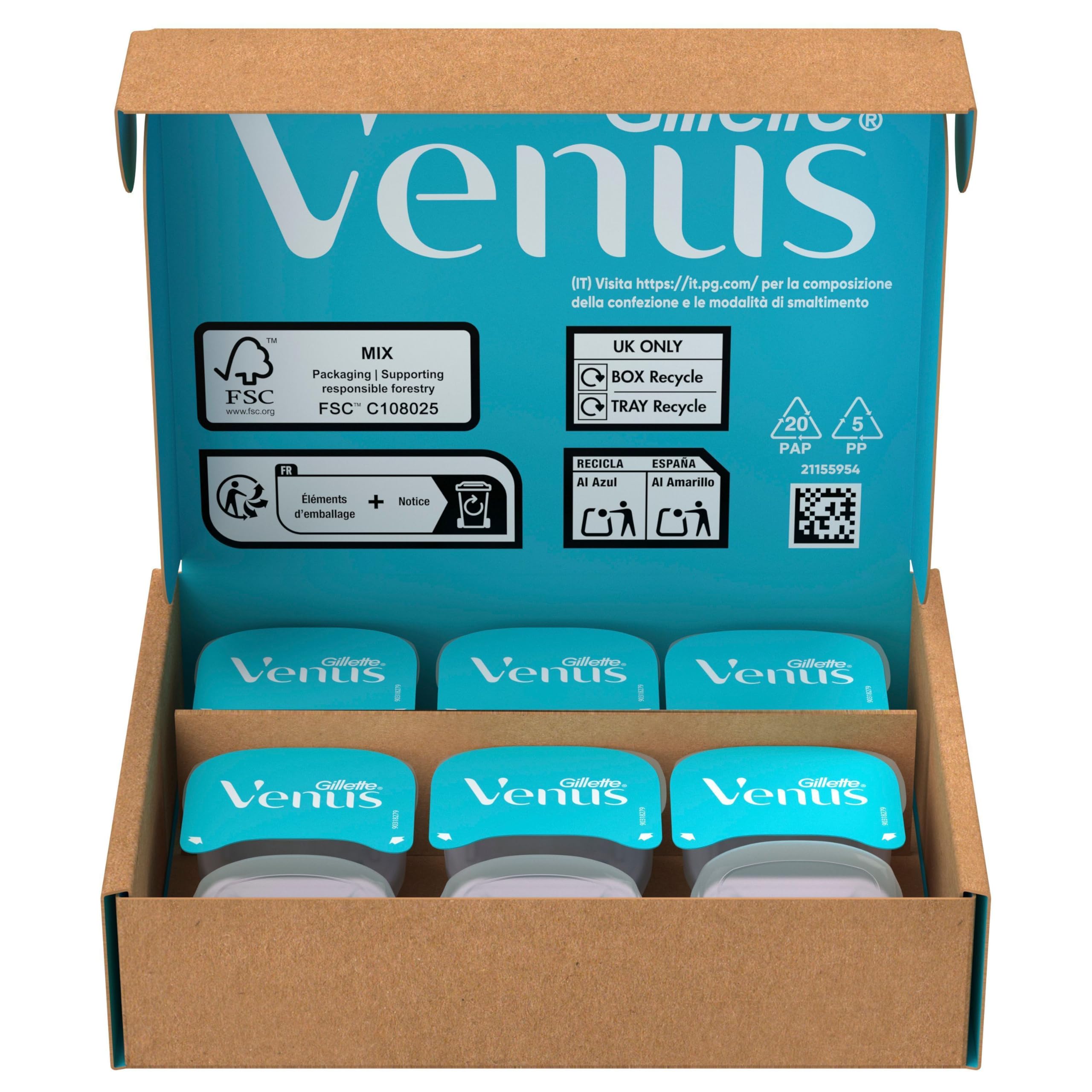 gillette-venus-smooth-ersatzklingen-blau-16er-3-klingen image 7