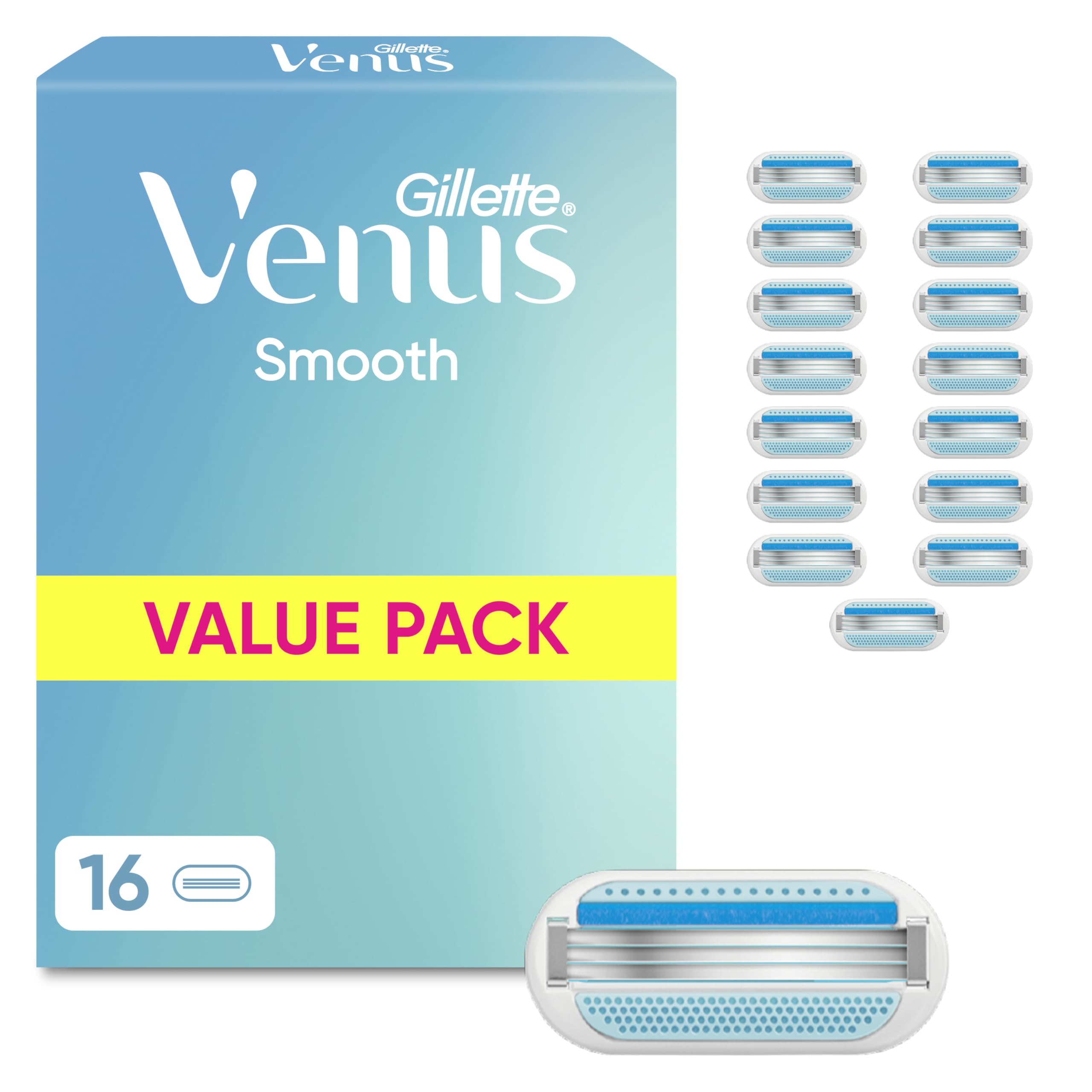 gillette-venus-smooth-ersatzklingen-blau-16er-3-klingen image 1