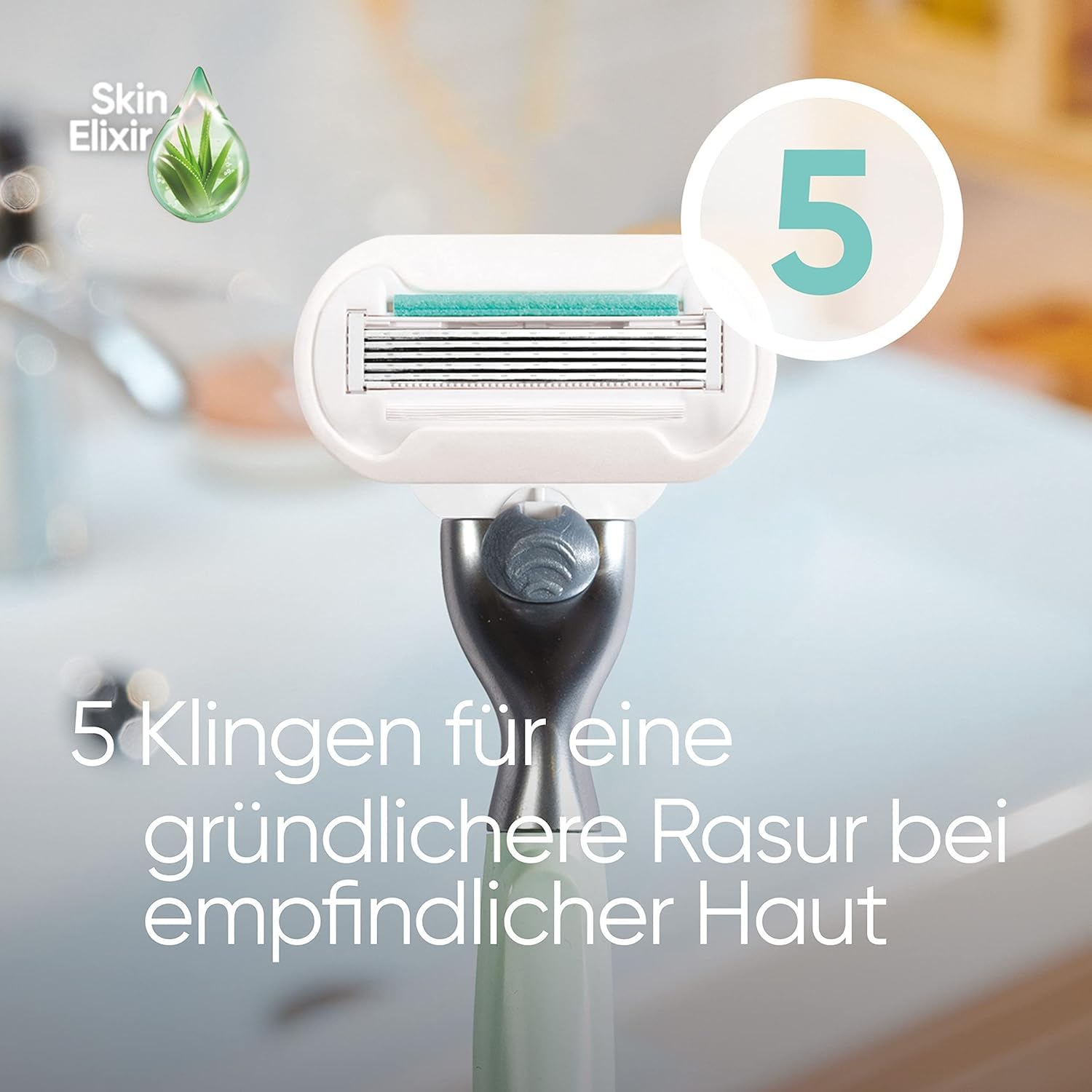 gillette-venus-smooth-rasierklingen-damen-8er-sensibel-aloe image 2