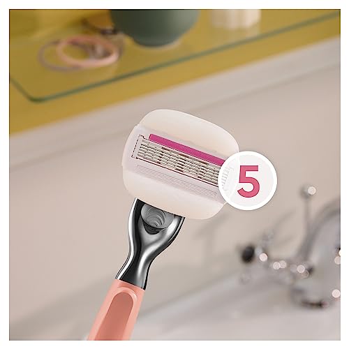 gillette-venus-comfortglide-strawberry-ersatzklingen-4er-5-klingen-erdbeere image 8