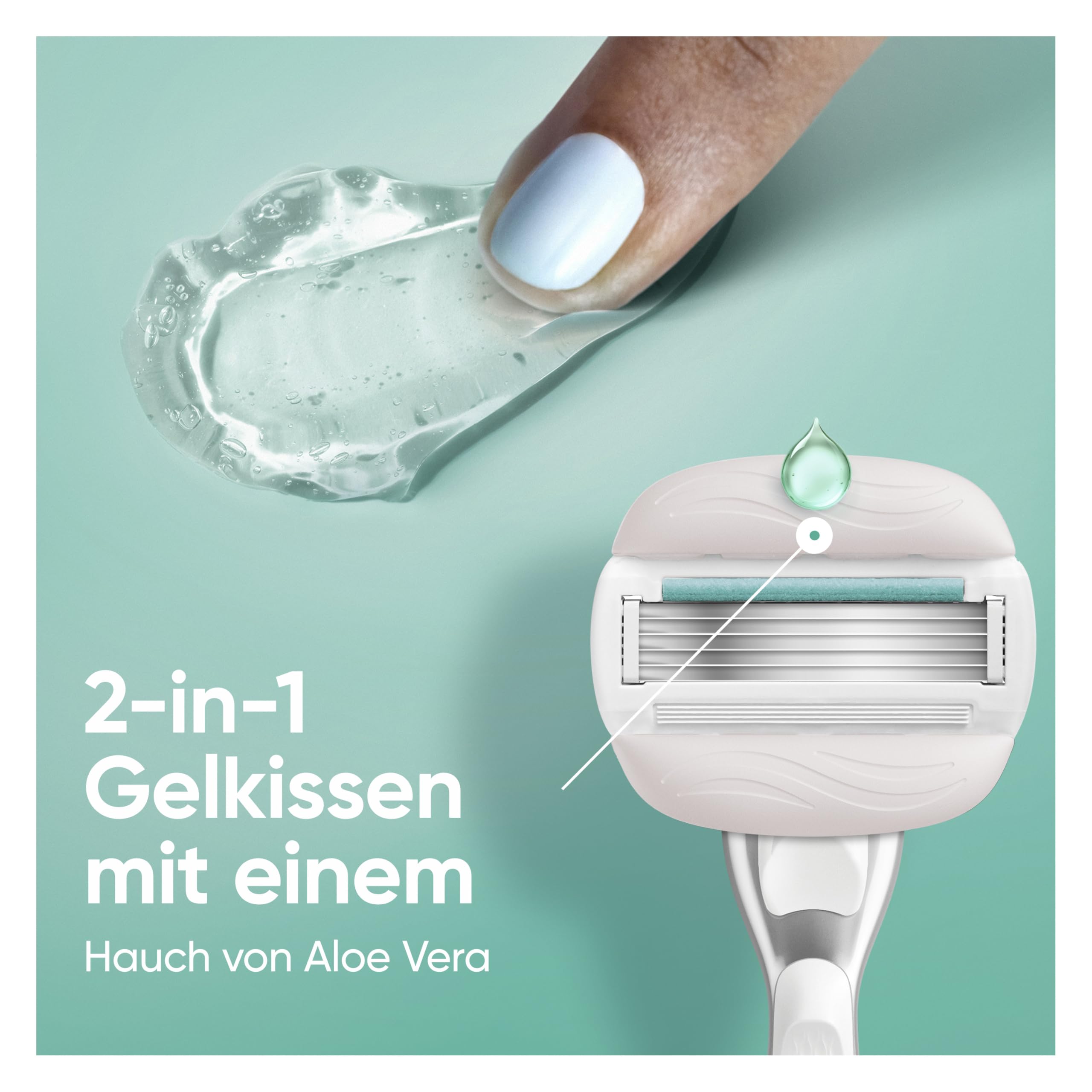 gillette-venus-pro-comfortglide-rasierer-damen-silber-6-klingen image 4