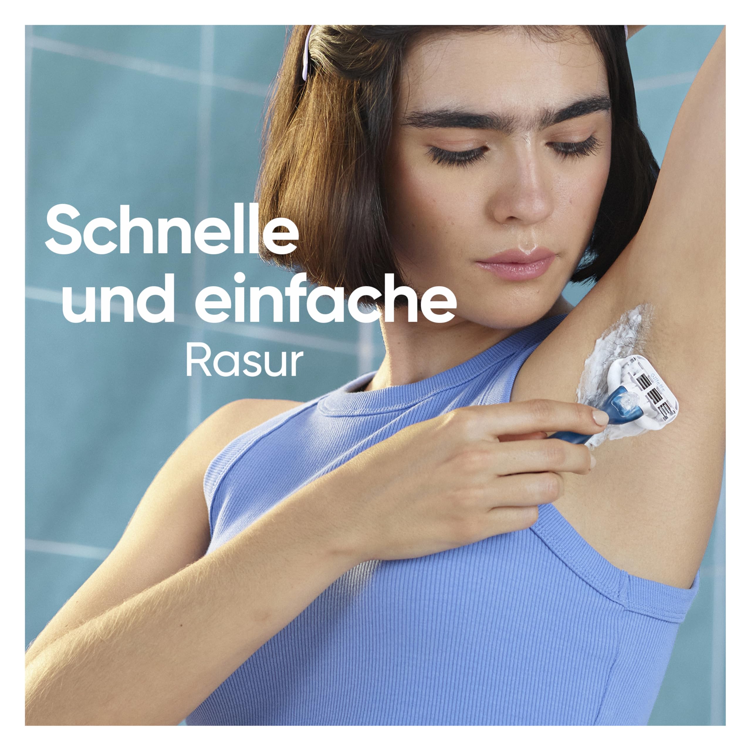 gillette-venus-smooth-rasierer-damen-blau-3-klingen-empfindlich image 2
