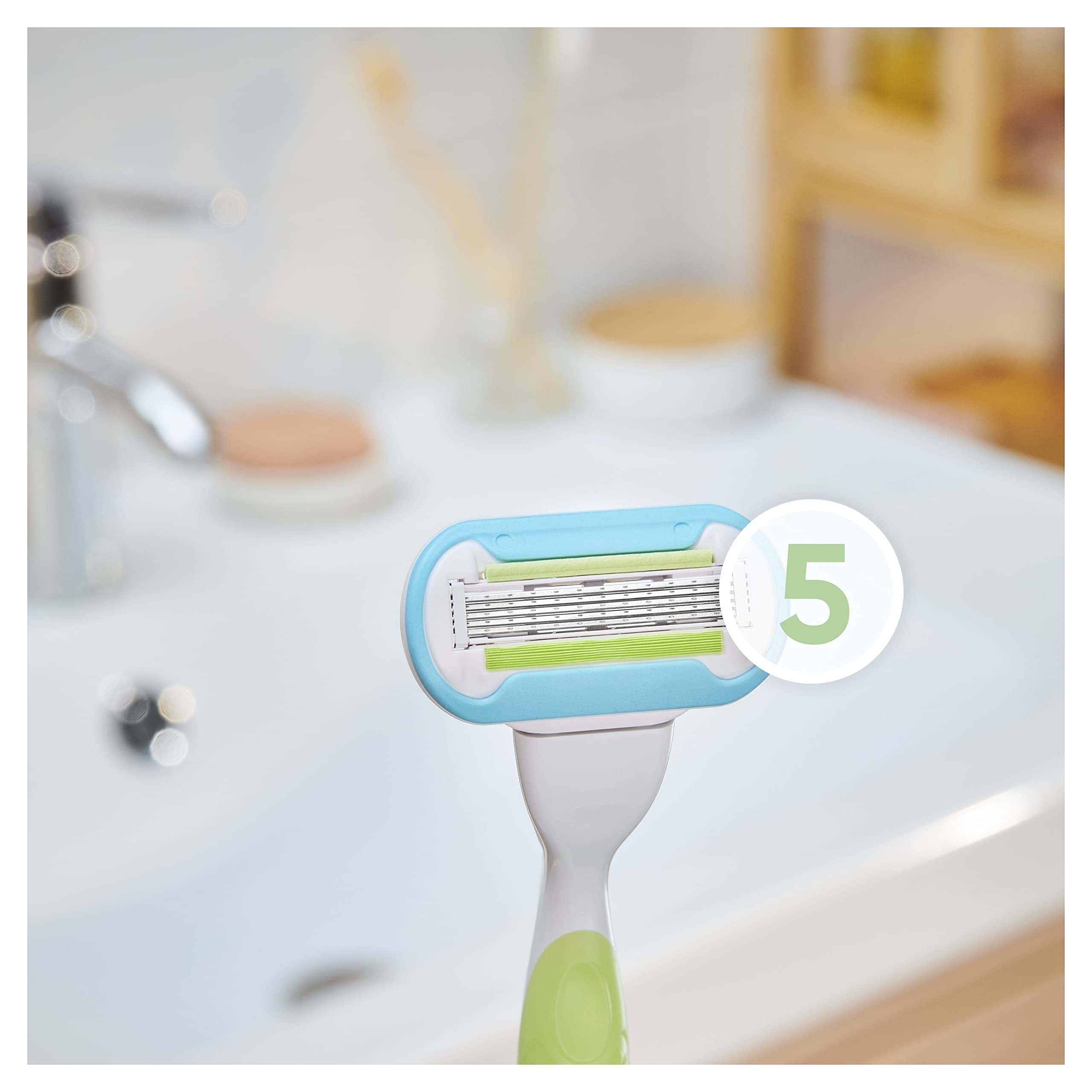 gillette-venus-extra-smooth-rasierklingen-4er-5-klingen-avocado image 2