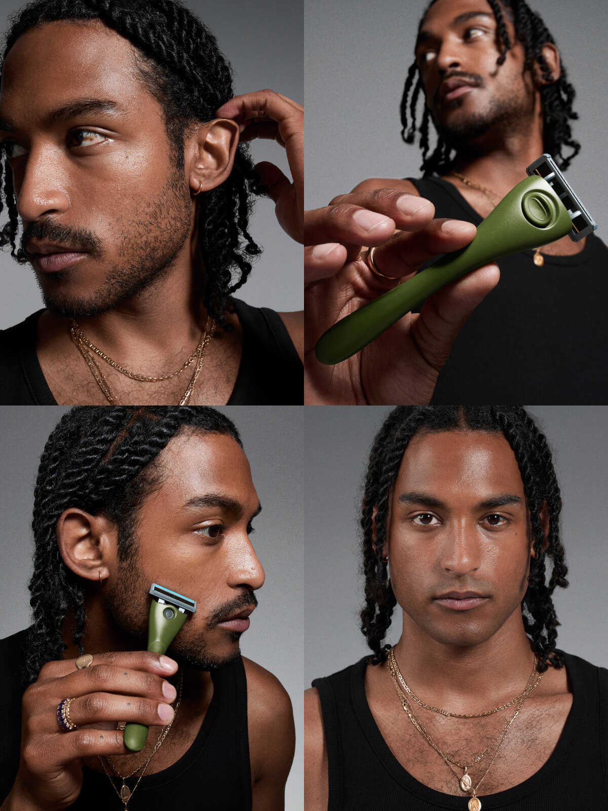 estrid-shaving-face-razor-starter-kit-gesicht-chrome-5-klingen image 8