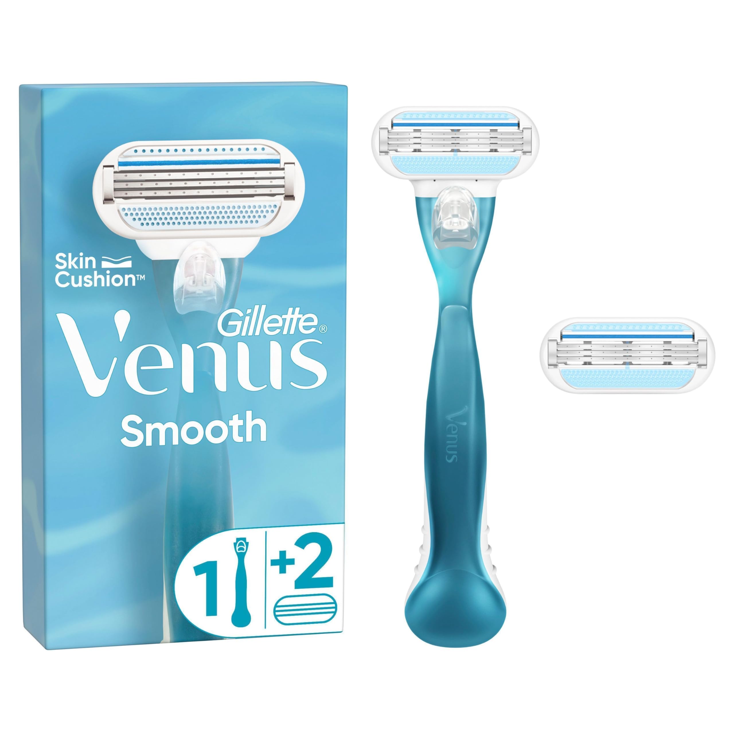 gillette-venus-smooth-rasierer-2-klingen-3-klingen image 1