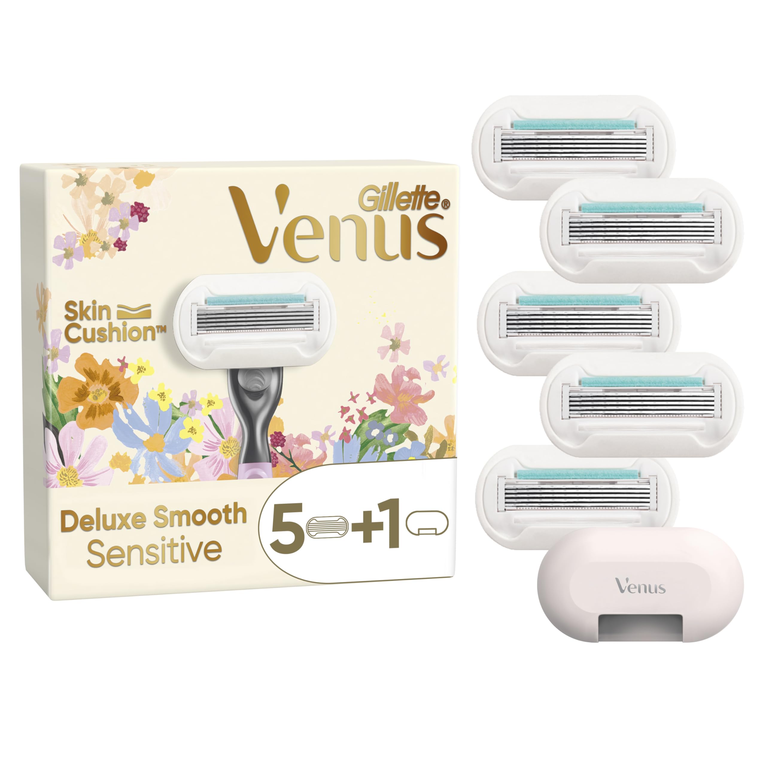 gillette-venus-deluxe-smooth-sensitive-ersatzklingen-5er-blumen image 1