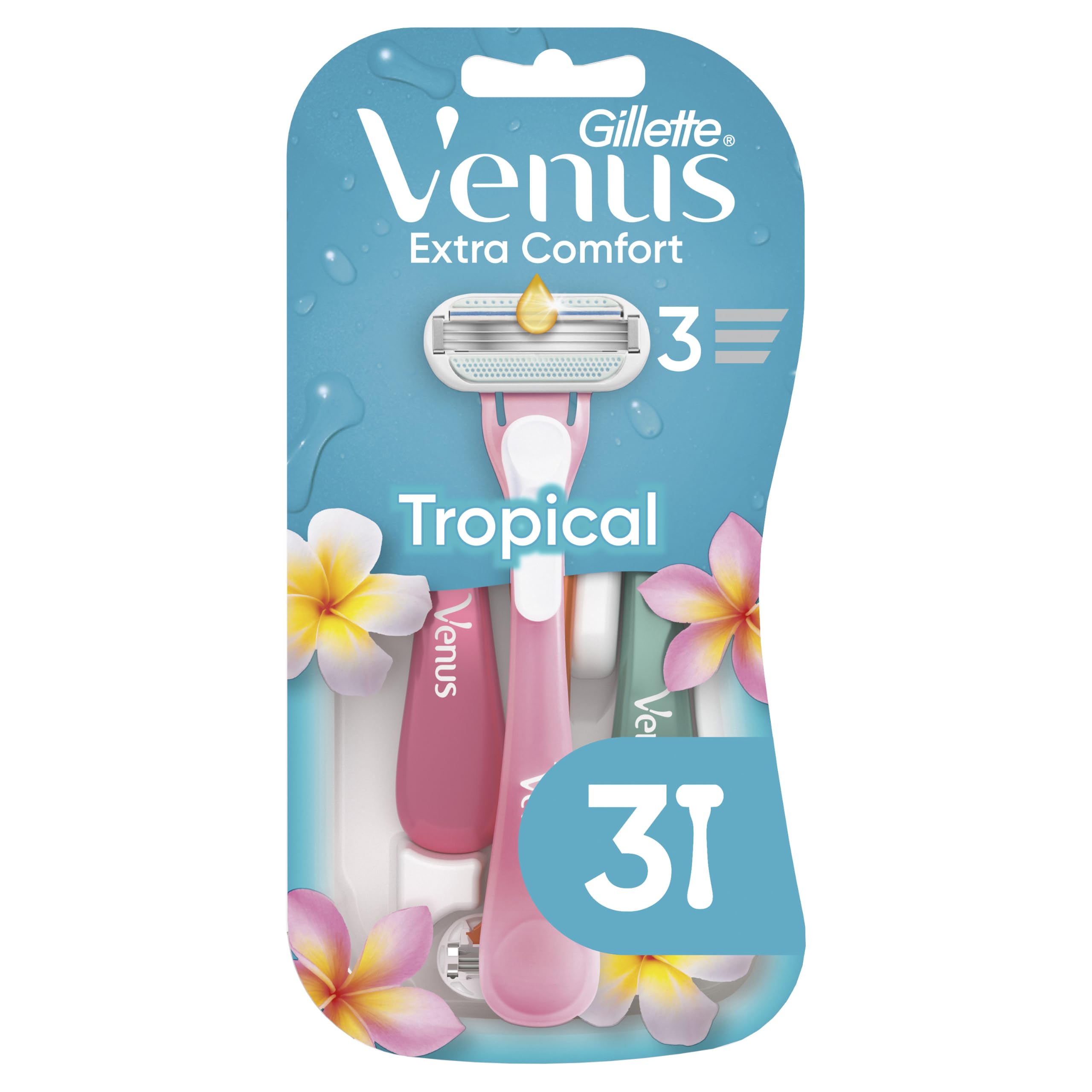 gillette-venus-tropical-einwegrasierer-3er-mit-aloe-und-duftgriff image 1