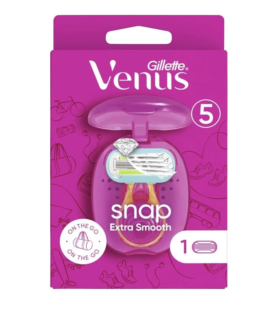 gillette-venus-extra-smooth-snap-damenrasierer-1-klinge-reise-etui image 1