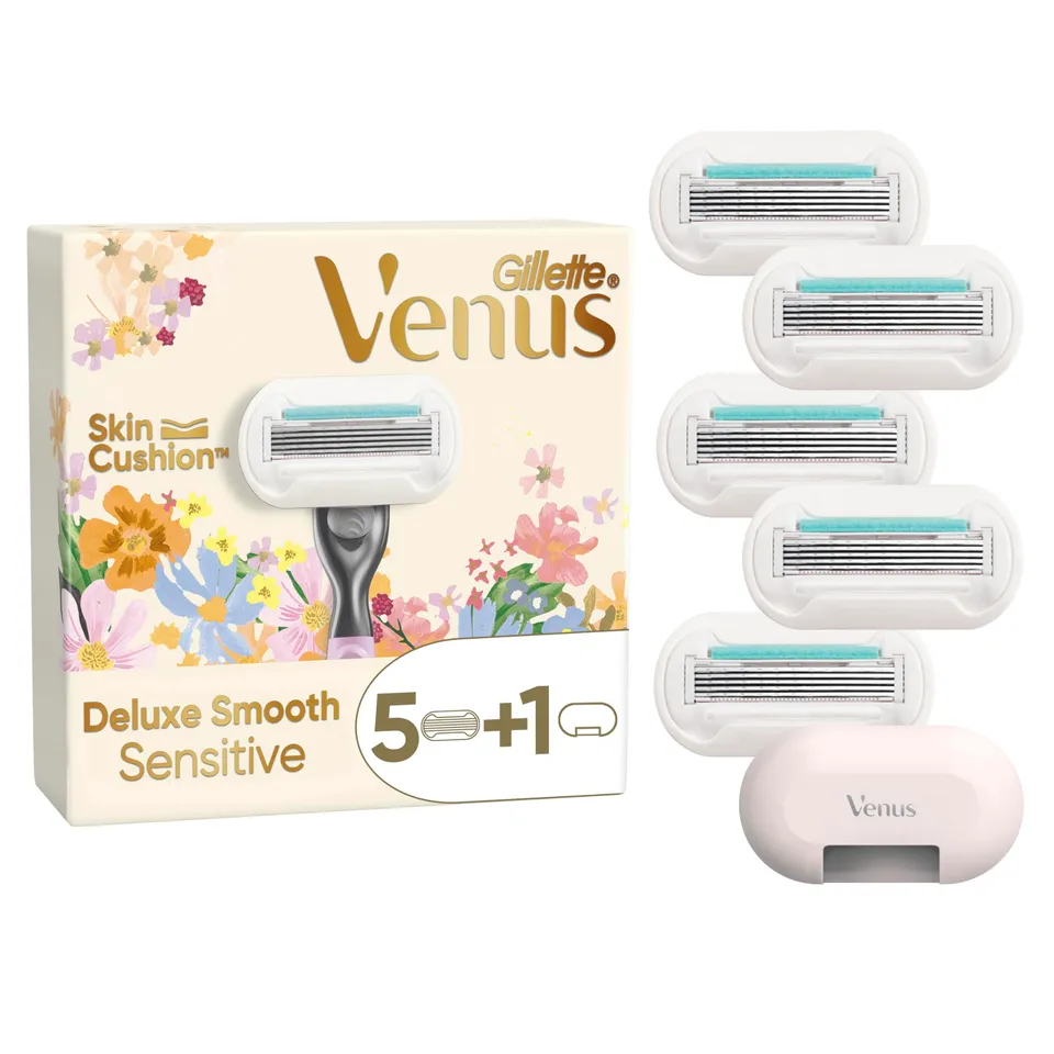gillette-venus-deluxe-smooth-sensitive-ersatzklingen-5er-blumen image 1