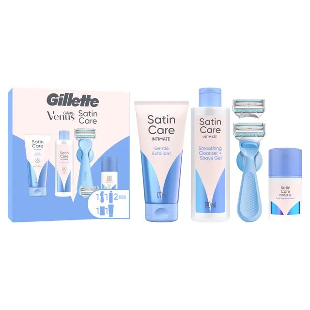 gillette-venus-intimbereich-rasierer-set-2-klingen-gel image 1
