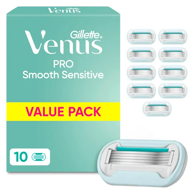 gillette-venus-pro-smooth-sensitive-ersatzklingen-10-st-ck image 1