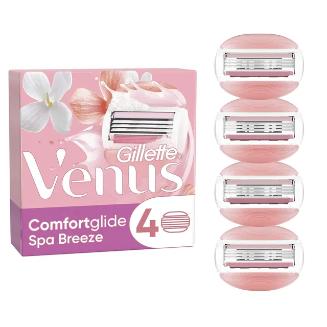 gillette-venus-comfortglide-spa-breeze-rasierklingen-4er-mit-gelkissen image 1