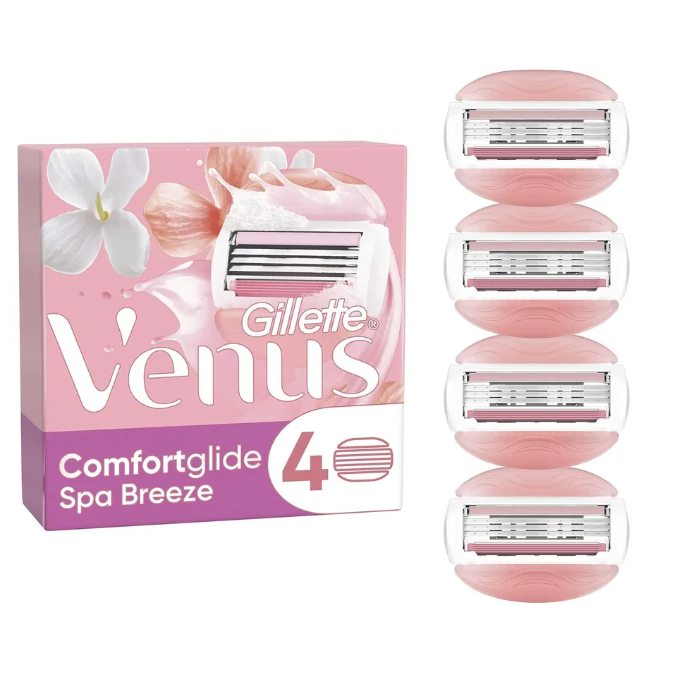 gillette-venus-comfortglide-spa-breeze-rasierklingen-4er-mit-gelkissen image 1