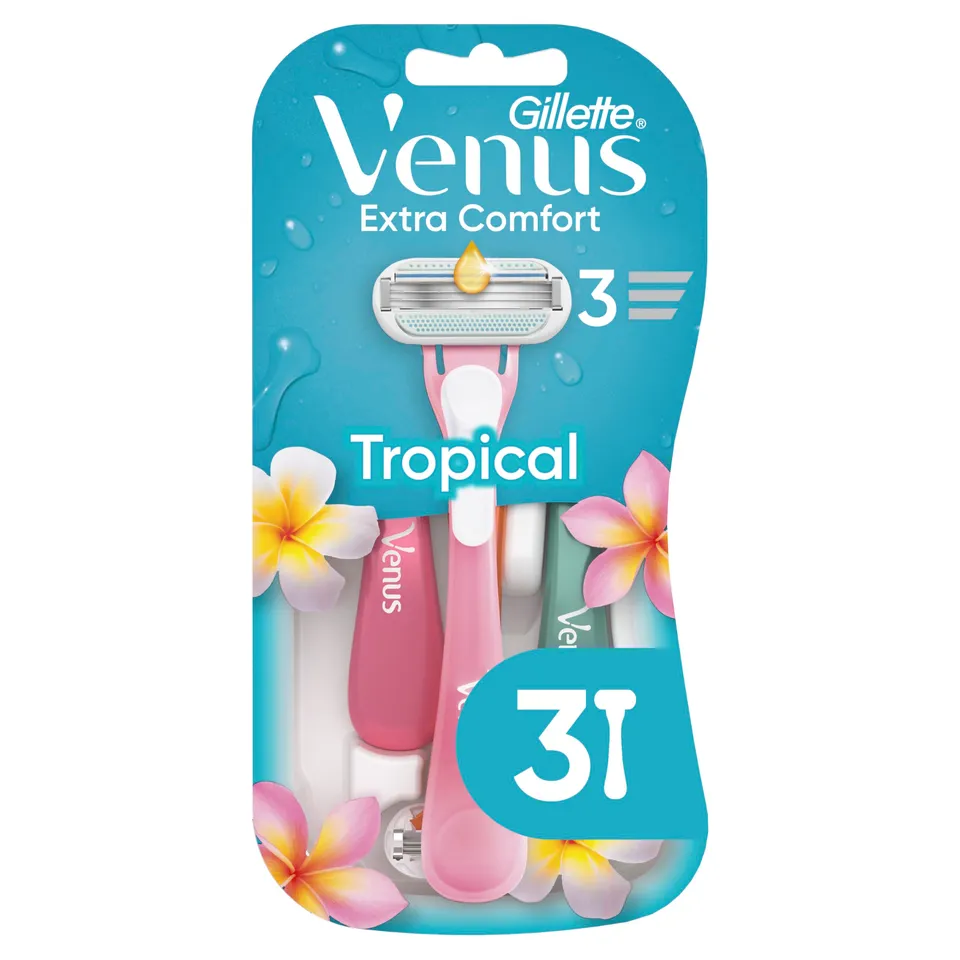 gillette-venus-tropical-einwegrasierer-3er-mit-aloe-und-duftgriff image 1