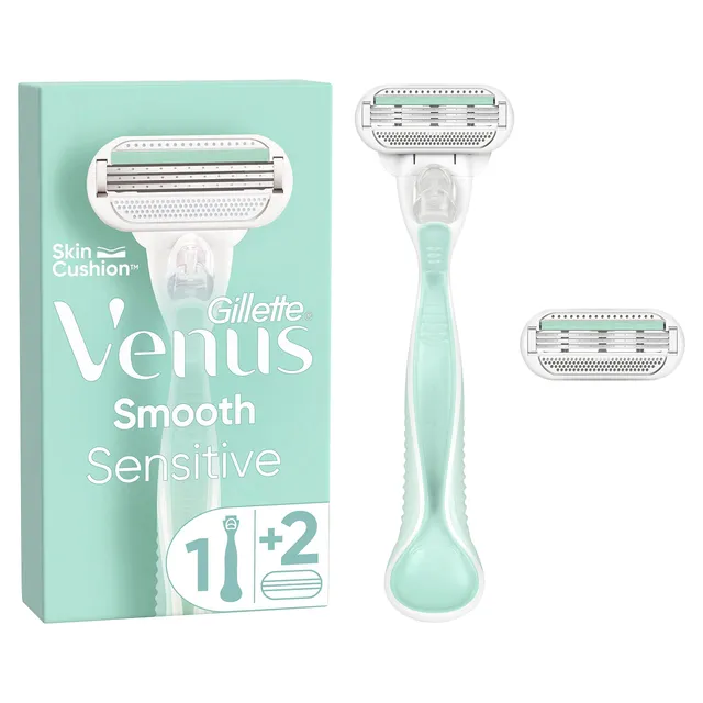 gillette-venus-smooth-sensitive-rasierer-2-klingen image 1