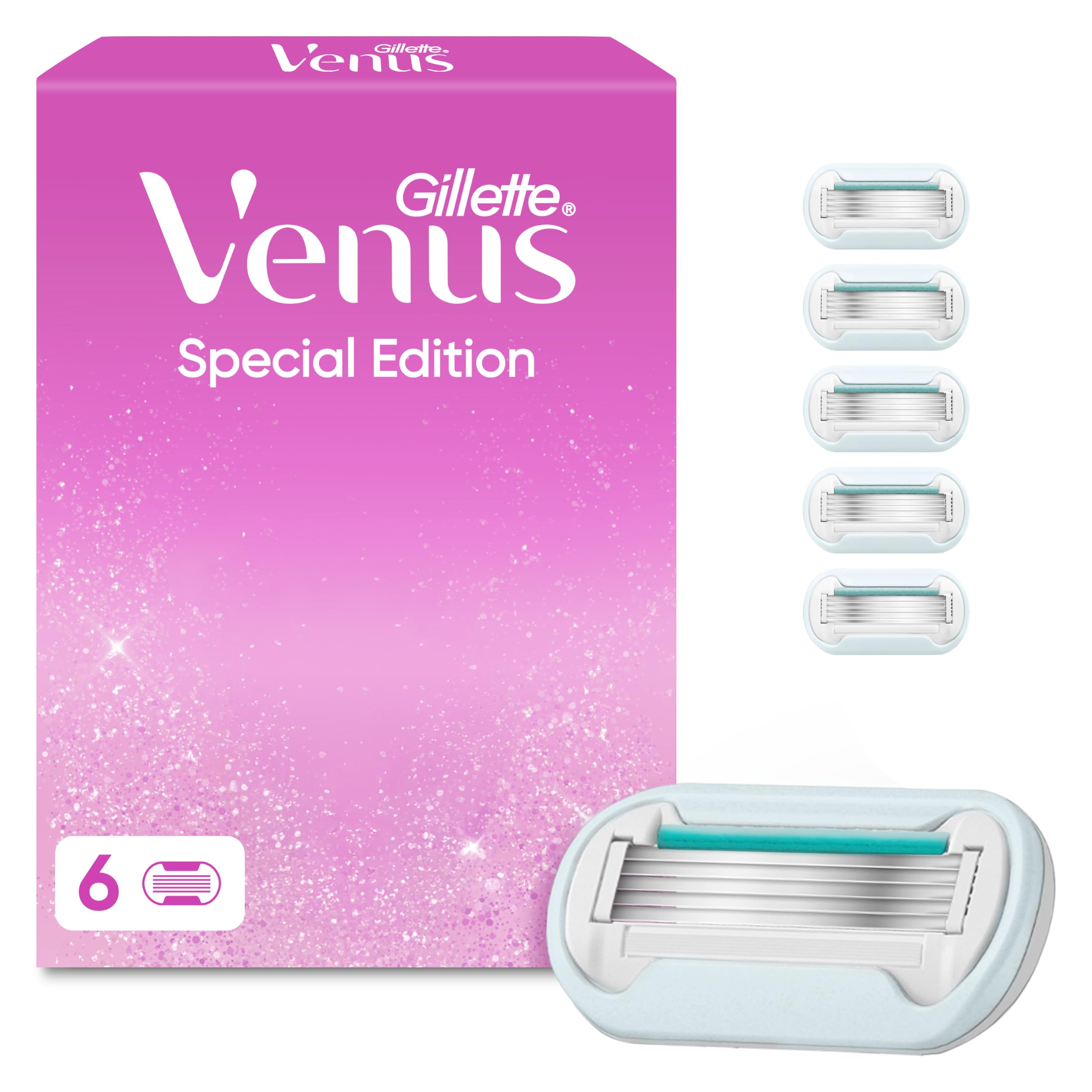 gillette-venus-extra-smooth-party-edition-klingen-6-st-grau image 1